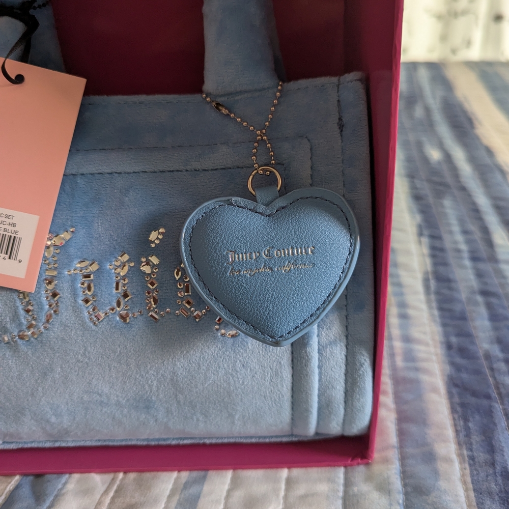 Juicy Couture Extra Spender Mini Tote In Heritage Blue - Picture 6 of 10